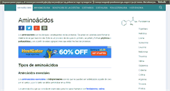 Desktop Screenshot of aminoacidos.net